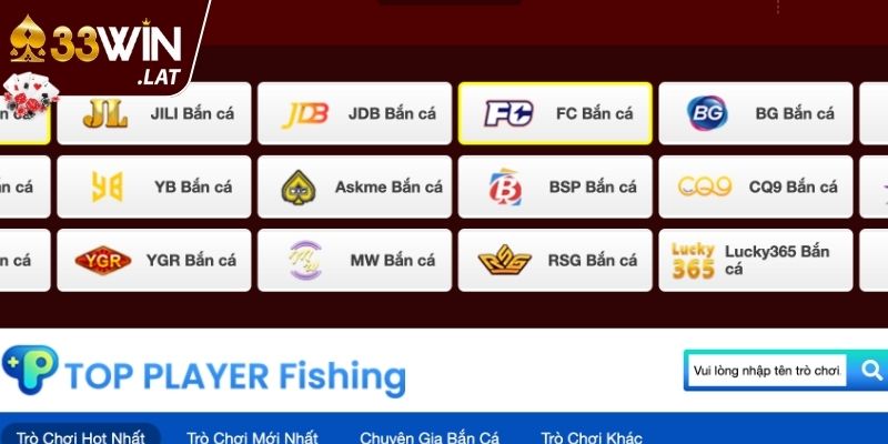 Khái quát khu vực săn thưởng bắn cá 33WIN